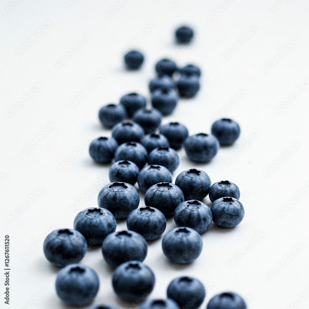 The Art of Food: A Creative Arrangement of Blueberries The Art of Food: A Creative Arrangement of Blueberries