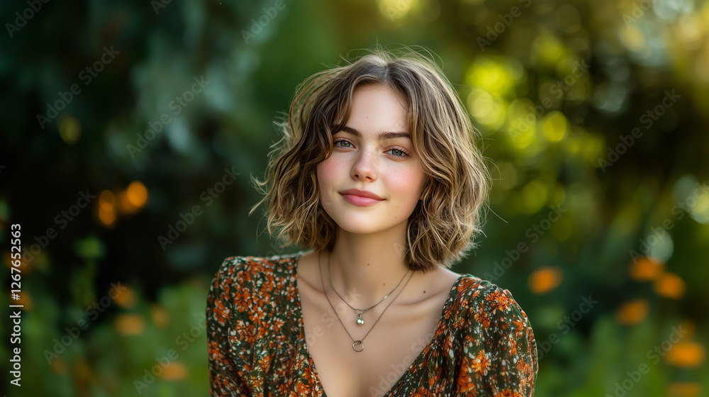 Beautiful Young Woman in Floral Dress – Natural Light Portrait with Soft Bokeh, Outdoor Greenery, and Warm Summer Vibes
Beautiful Young Woman in Floral Dress – Natural Light Portrait with Soft Bokeh, Outdoor Greenery, and Warm Summer Vibes