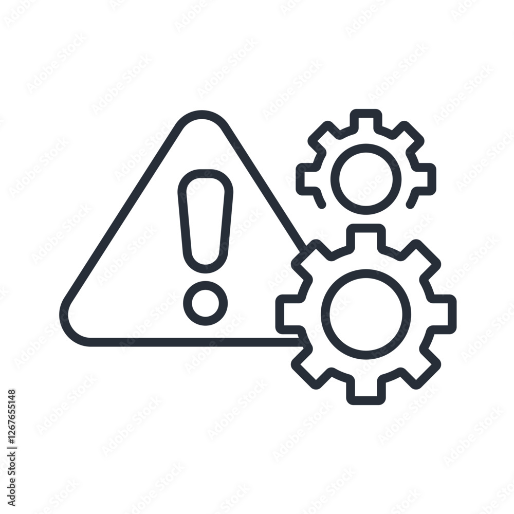risk icons isolated on White Background. Flat style design risk icons isolated on White Background. Flat style design