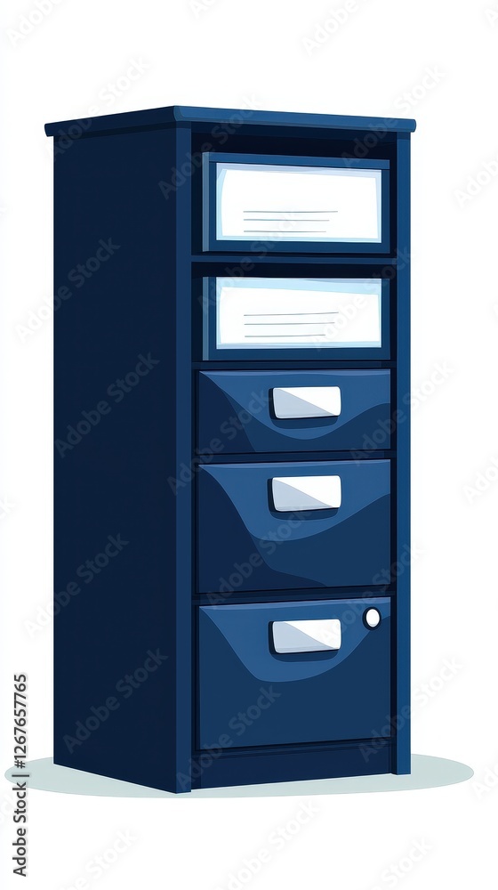 Functional and organized file cabinet featuring three spacious drawers for efficient storage in a professional environment Functional and organized file cabinet featuring three spacious drawers for efficient storage in a professional environment