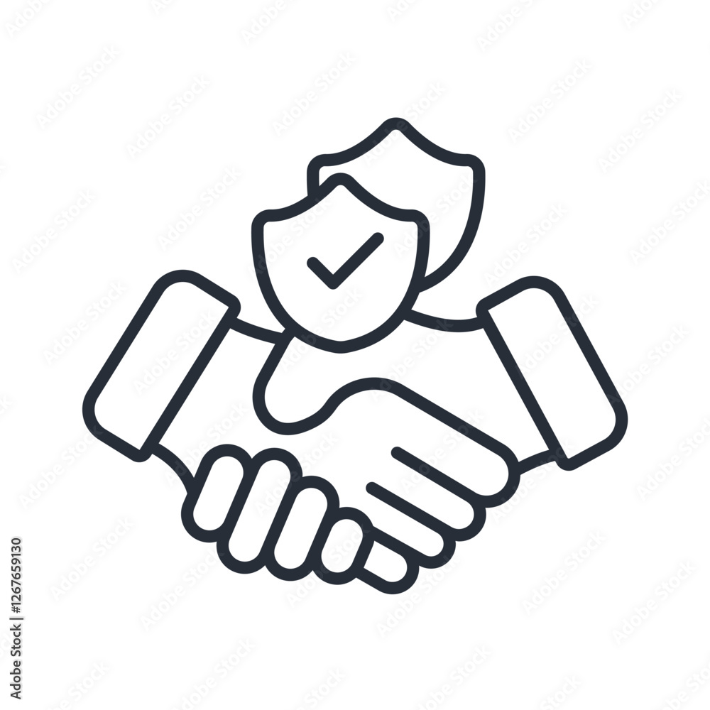 trust icons isolated on White Background. Flat style design trust icons isolated on White Background. Flat style design