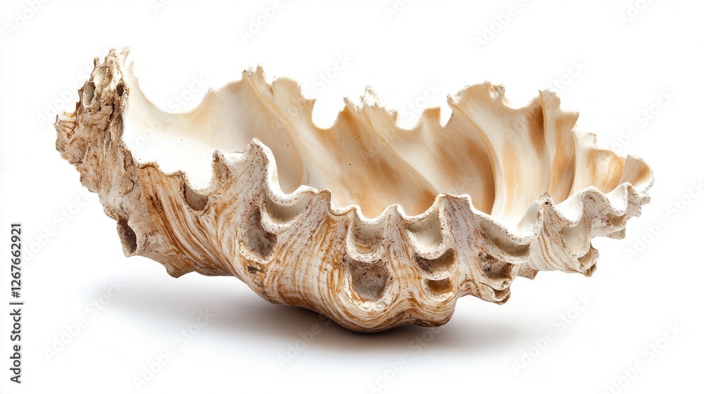 A large shell-shaped bowl containing a prominent shell inside, showcasing intricate designs and natural textures, perfect for decorative purposes. A large shell-shaped bowl containing a prominent shell inside, showcasing intricate designs and natural textures, perfect for decorative purposes.