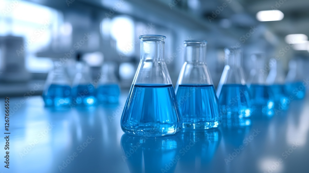 Blurred Laboratory Background with Copy Space for Scientific Content Blurred Laboratory Background with Copy Space for Scientific Content