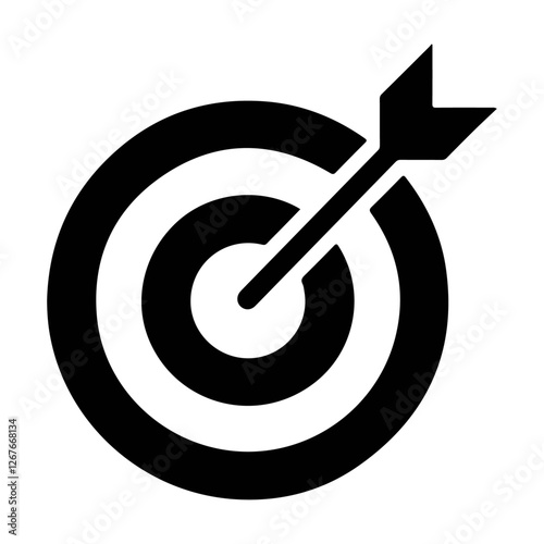 Target Icon Representing Goal Achievement Focus Precision And Business Objectives For Success And Strategy Planning

 photo