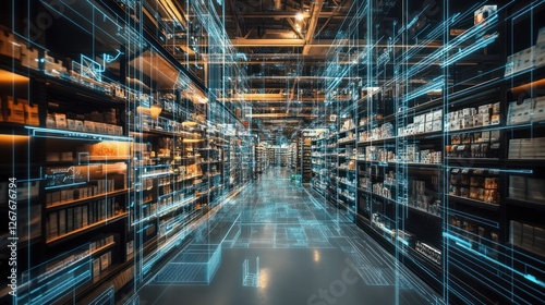 Smart Supermarket: Futuristic Retail Experience