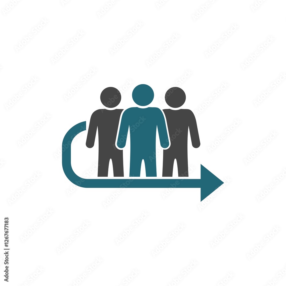 Management, Business Operation icon isolated on white background Management, Business Operation icon isolated on white background