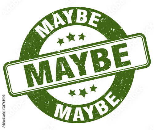 maybe stamp. maybe label. round grunge sign