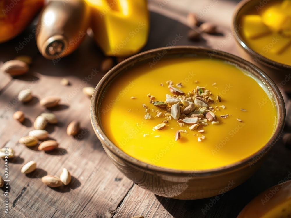 Pumpkin Soup with Pistachios Pumpkin Soup with Pistachios