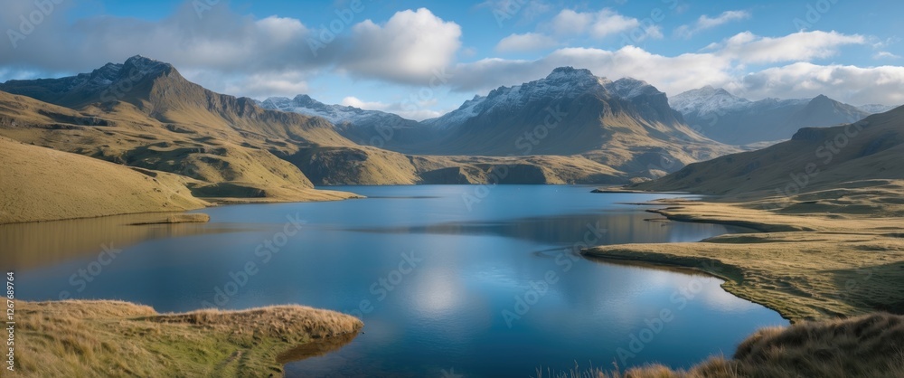 Serene Reflections in Lake Rotoiti Surrounded by Majestic Mountains in National Park Scenic Landscape Serene Reflections in Lake Rotoiti Surrounded by Majestic Mountains in National Park Scenic Landscape