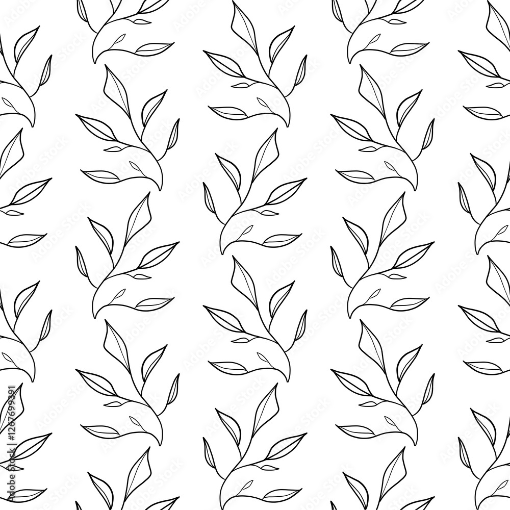 Fototapeta premium seamless floral pattern