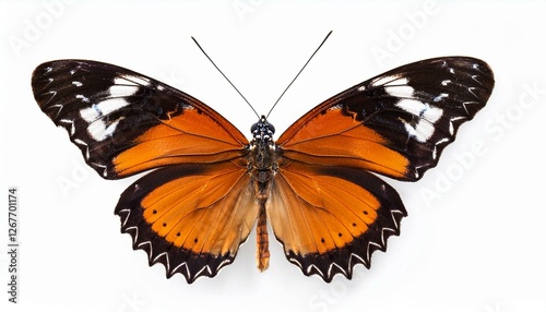 butterfly isolated on white background belenois calypso