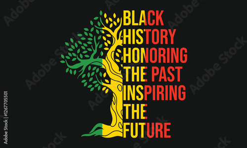 Black History Month Vector T-shirt Design