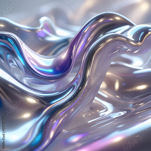 Immerse yourself in the beauty of Flowing Watercolor Harmony, a mesmerizing abstract composition that captures the elegance of freeform watercolor blending. 