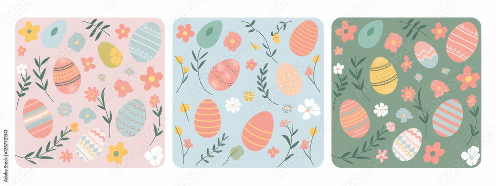 easter seamless patterns. Spring pattern for banners, posters, cover design templates, social media stories wallpapers and greeting cards.
easter seamless patterns. Spring pattern for banners, posters, cover design templates, social media stories wallpapers and greeting cards.