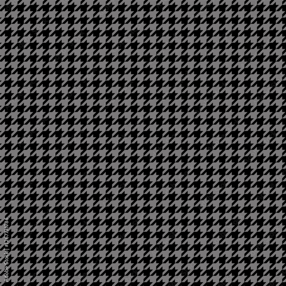 Houndstooth or dogtooth seamless vector pattern design for textile, fabric print, wallpaper, wrapping paper and background Houndstooth or dogtooth seamless vector pattern design for textile, fabric print, wallpaper, wrapping paper and background