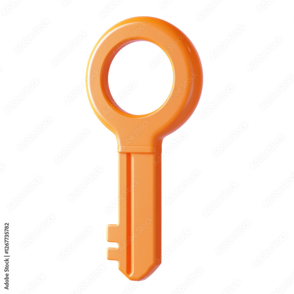 golden key isolated on white background golden key isolated on white background