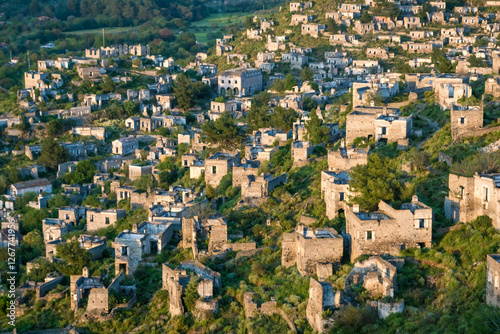 Abandonned Greek village of Kayakoy in Fethiye, Turkey