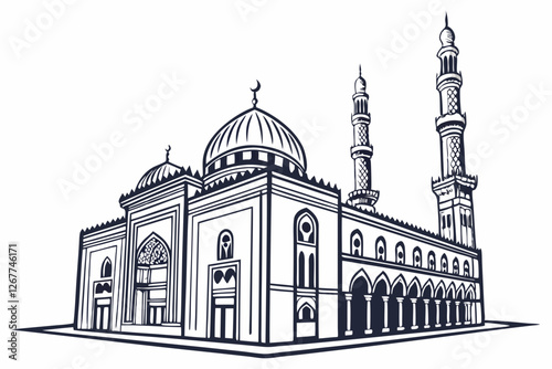 taj mahal vector
