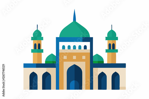 taj mahal vector
