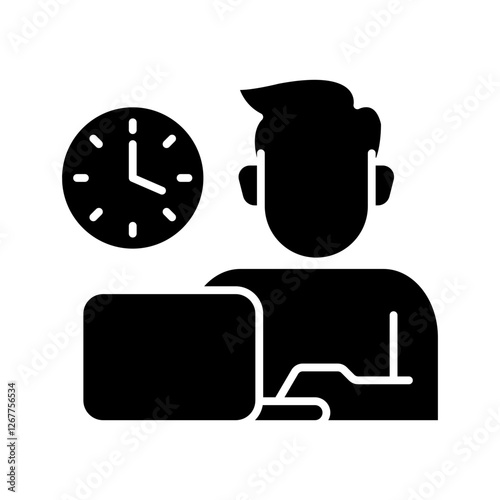 Working time icon