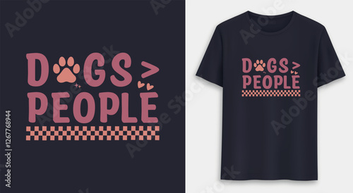 Dogs People T Shirt vectors