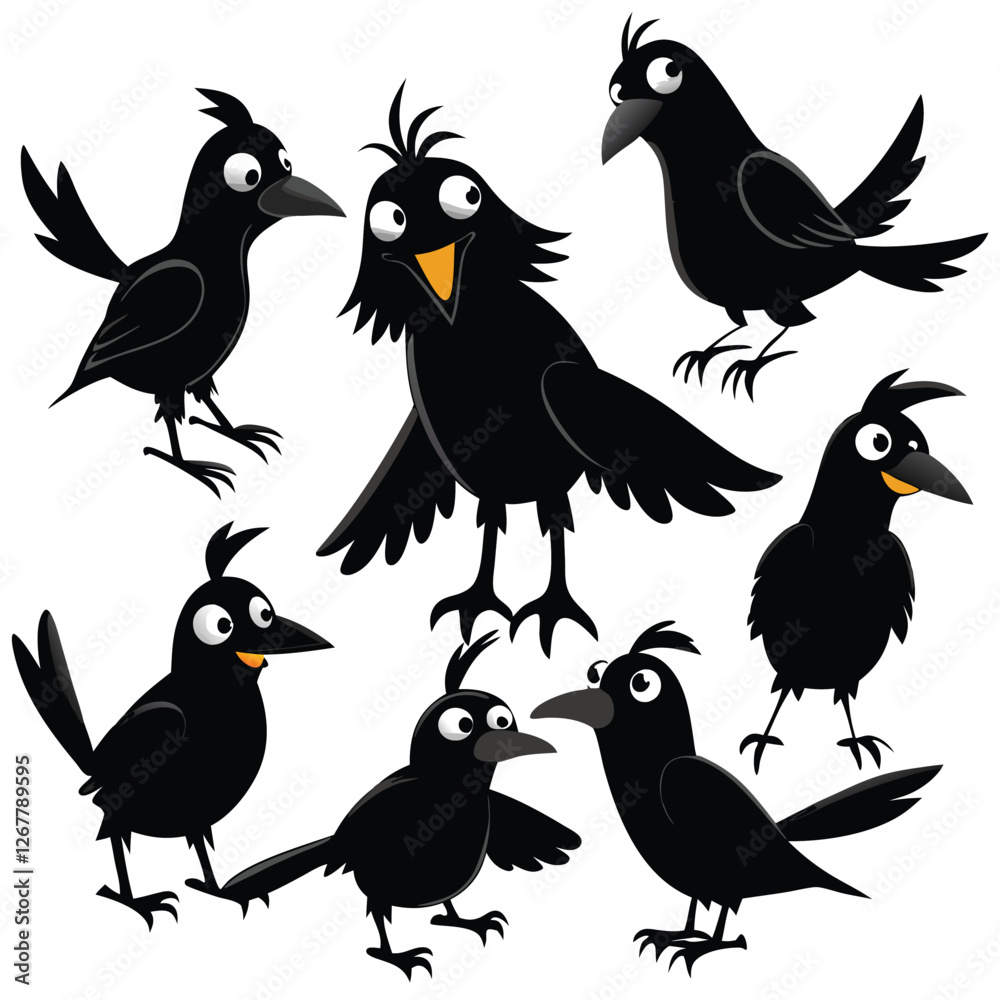 Obraz premium set of birds