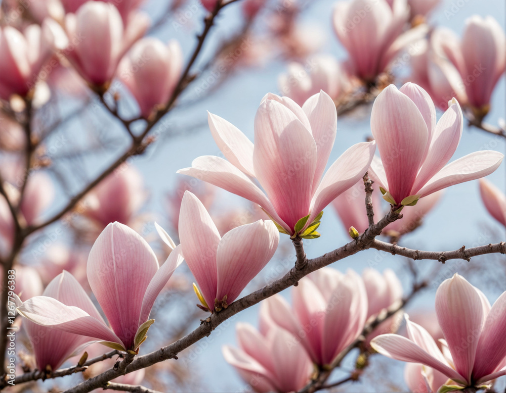 Spring bloom magnolia tree flowers. Blossom magnolia flower. Spring background. Blossom texture. Spring banner. Spring bloom magnolia tree flowers. Blossom magnolia flower. Spring background. Blossom texture. Spring banner.