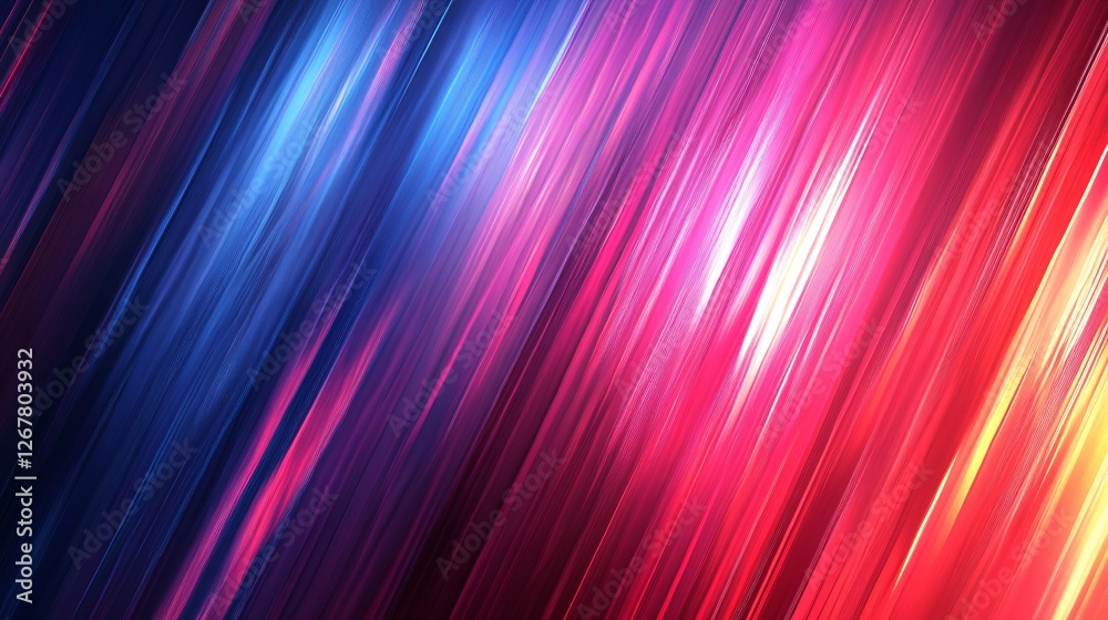 Fototapeta premium A vibrant abstract background featuring dynamic streaks of blue, red, and purple hues, conveying energy and movement.