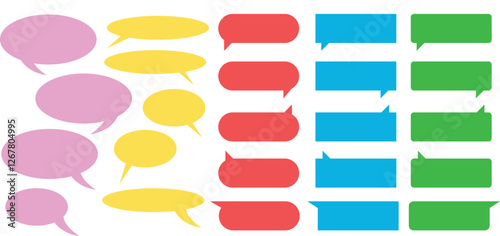 Dialog Colorway Bubble Chat for Story book