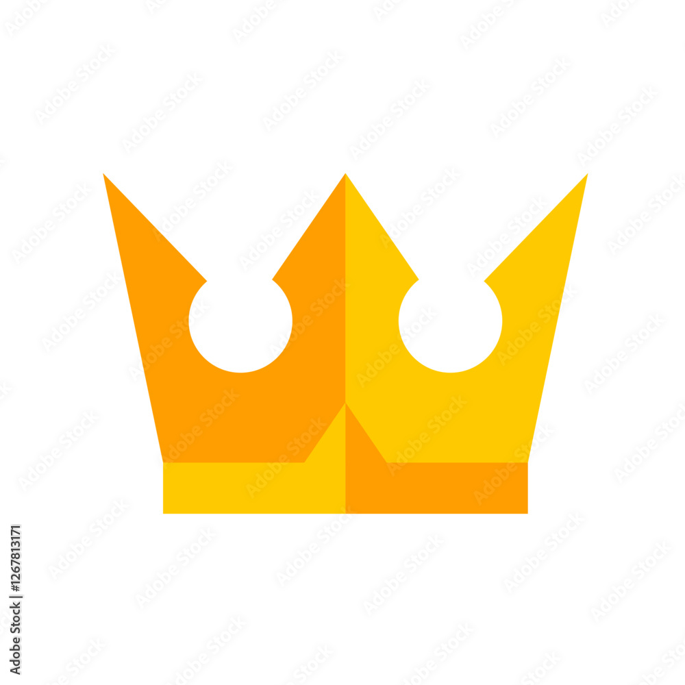 Royal crown - simple vector icon Royal crown - simple vector icon
