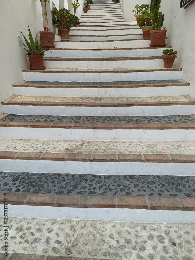 Escaleras en Alfarnate 