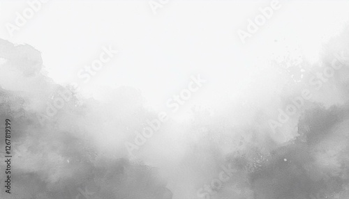 soft grey watercolor background gradient frame for text and design