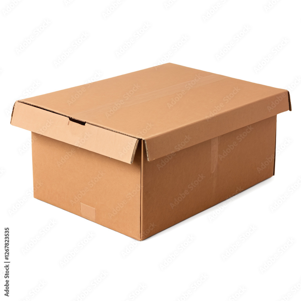 cardboard box isolated on transparent background cardboard box isolated on transparent background