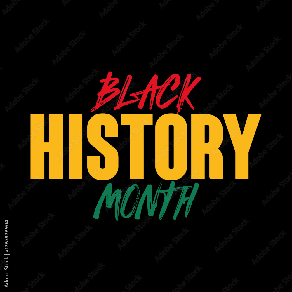Black history month text background. African American History or Black History Month vector. Black history month text background. African American History or Black History Month vector.