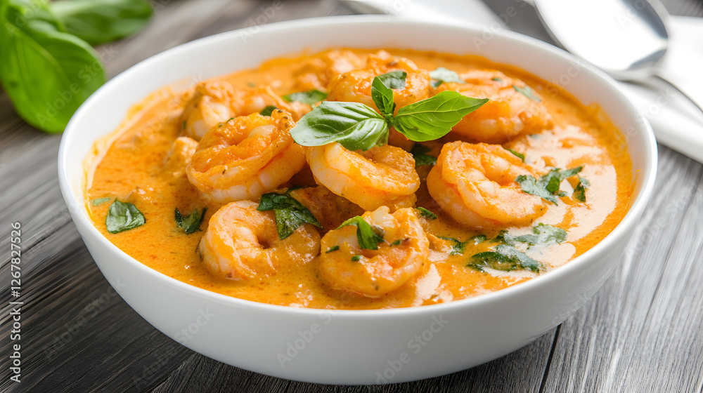 Delicious Shrimp Curry Served in a Bowl with Rich and Flavorful Sauce
Delicious Shrimp Curry Served in a Bowl with Rich and Flavorful Sauce