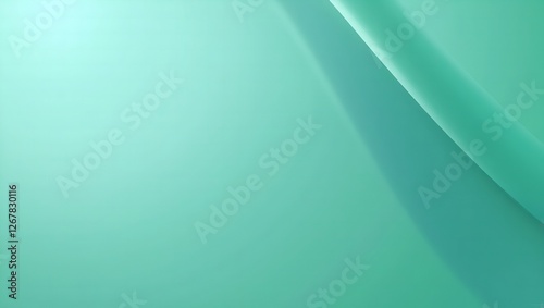 Soft green gradient abstract background with smooth flowing curves creating a calm and elegant design perfect for minimal branding and wellness projects.