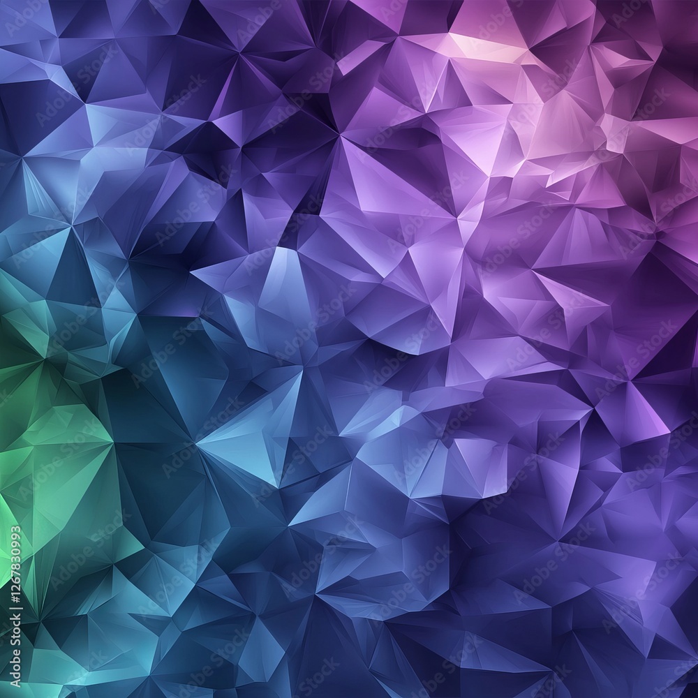 Obraz premium Abstract polygonal background with gradient colors