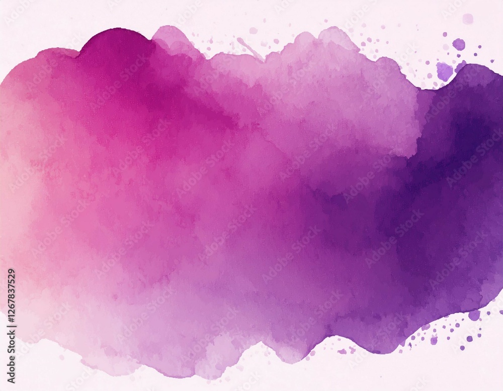 Obraz premium pink violet purple and magenta watercolor background