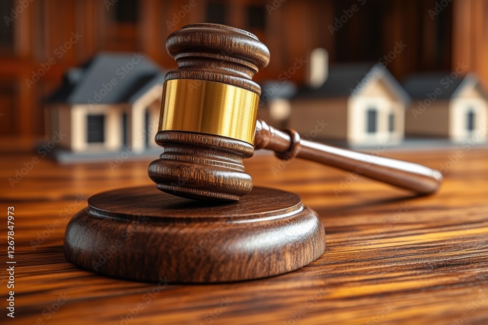 A judge's gavel rests on a polished wooden surface, symbolizing authority in legal matters A judge's gavel rests on a polished wooden surface, symbolizing authority in legal matters
