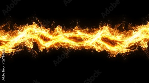 Abstract Fire Wave
