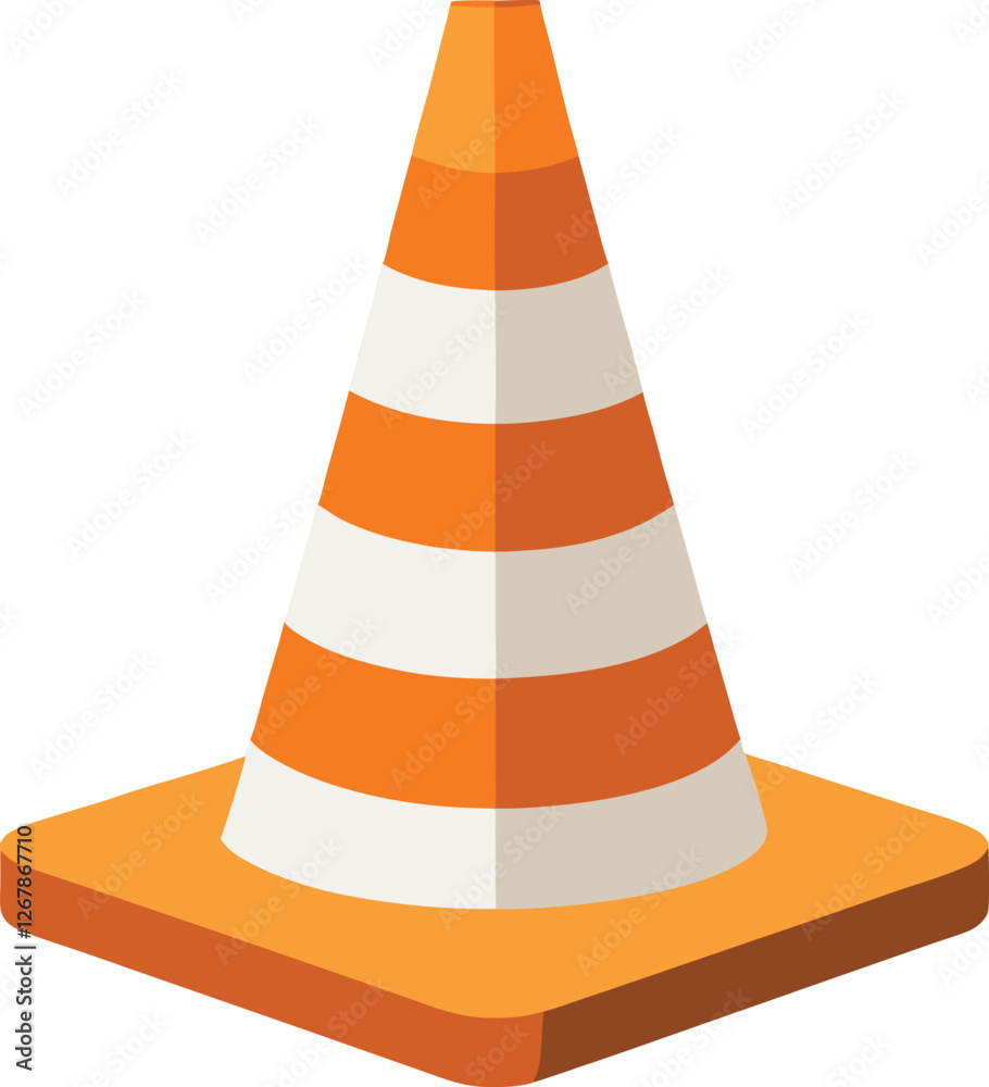 custom made wallpaper toronto digitaltraffic cone vector, vector and illustration, vector style