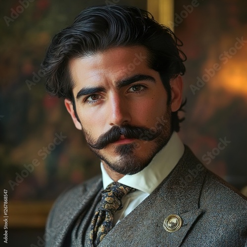 Vintage Gentleman: A Portrait of Elegance and Style