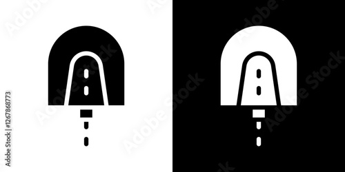Electrical soap box icons vectors set in solid style.