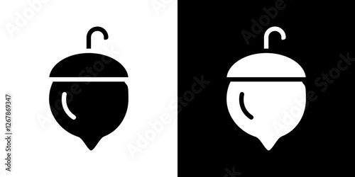 Hazelnut icons vectors set in solid style.