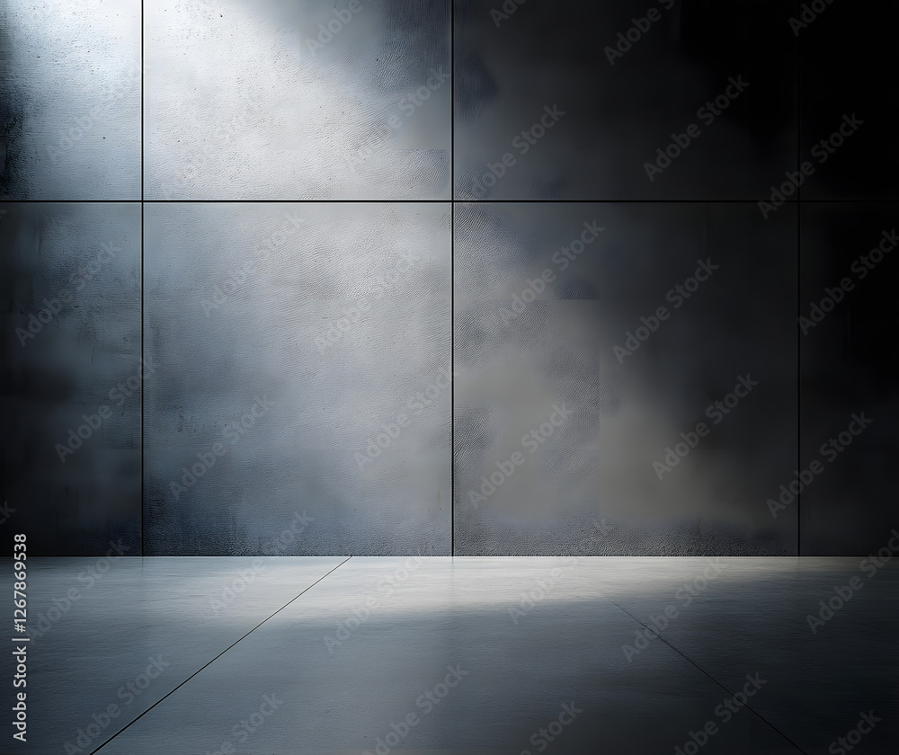 Empty concrete floor and wall Empty concrete floor and wall