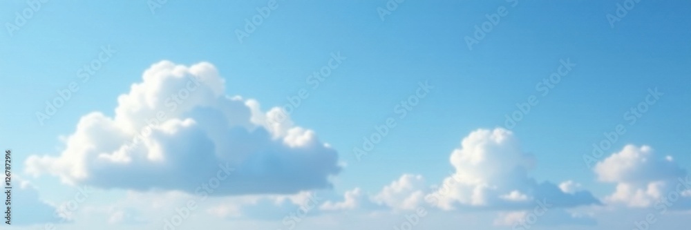 Soft white cloud floats in clear blue sky with gentle wisps , soft, weather, white Soft white cloud floats in clear blue sky with gentle wisps , soft, weather, white