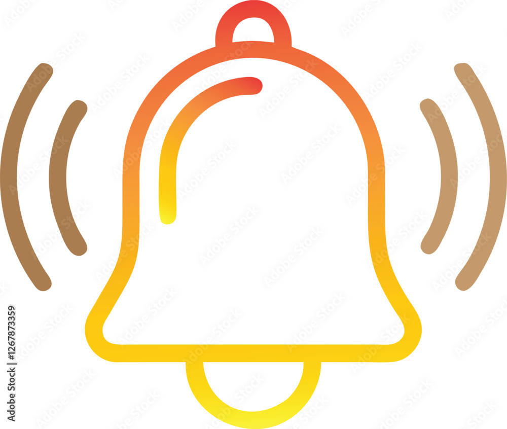 notification bell icon alert & reminder symbol vector notification bell icon alert & reminder symbol vector