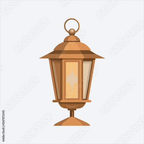 Retro vintage vector art illustration 