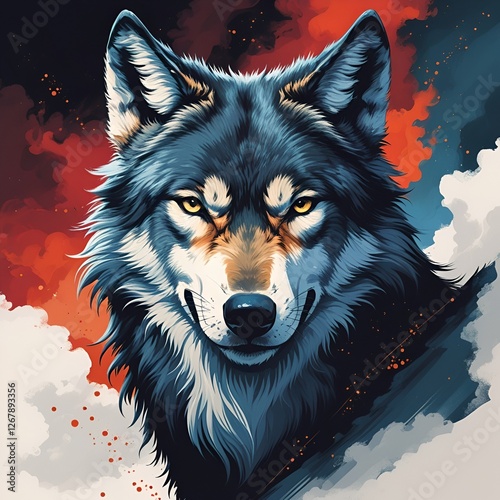 wolf in the night
