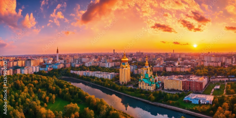 Fototapeta premium Colorful abstract AI-generated digital artwork